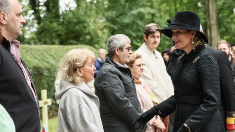 La reine Mathilde commémore le 80e anniversaire de la libération de Liège