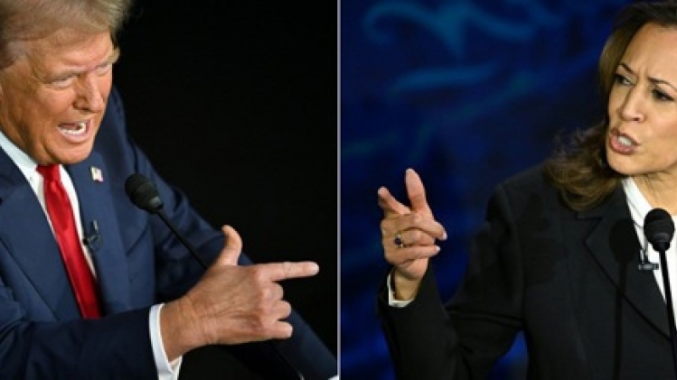 Kamala Harris mieux perçue à l'issue du débat que Donald Trump, selon un sondage