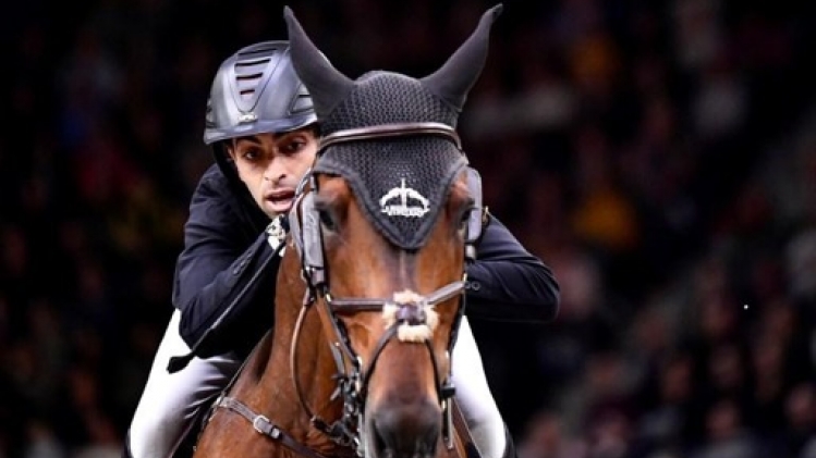 Abdel Saïd, en selle sur Bonne Amie, 8e de l'épreuve de Coupe du monde dans le Michigan