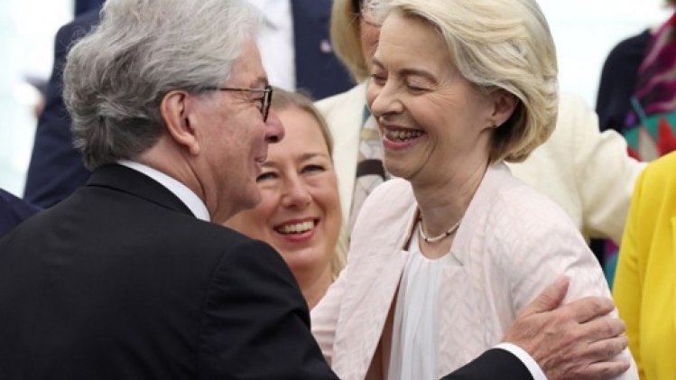 Ursula von der Leyen prend note de la démission et remercie Thierry Breton