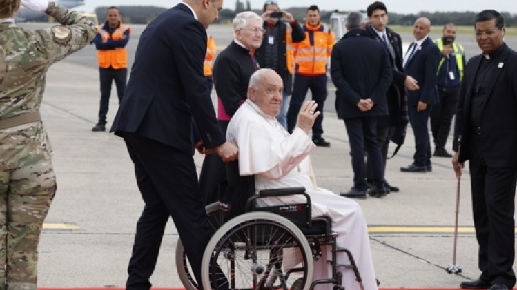 La visite est officiellement terminée: le pape François est reparti pour Rome
