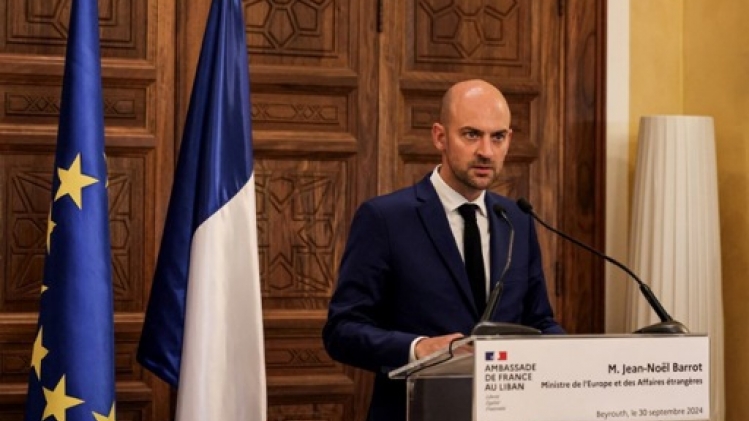 Le chef de la diplomatie française exhorte Israël à ne pas lancer d'incursion au Liban