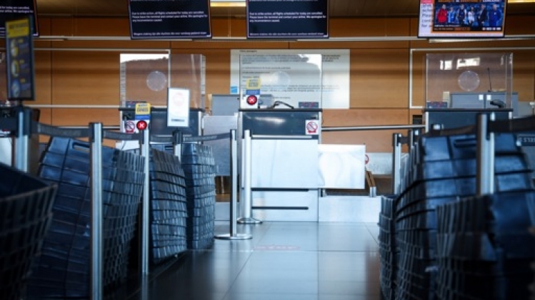 Aucun vol au départ de Charleroi et Bruxelles