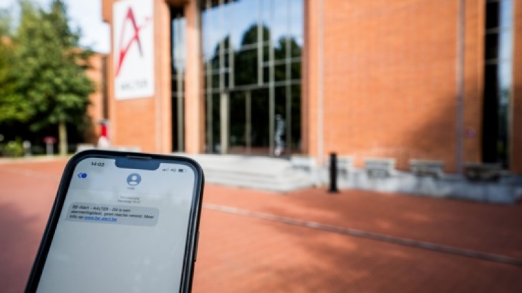 Le système d'alerte par SMS BE-Alert testé dans 237 communes