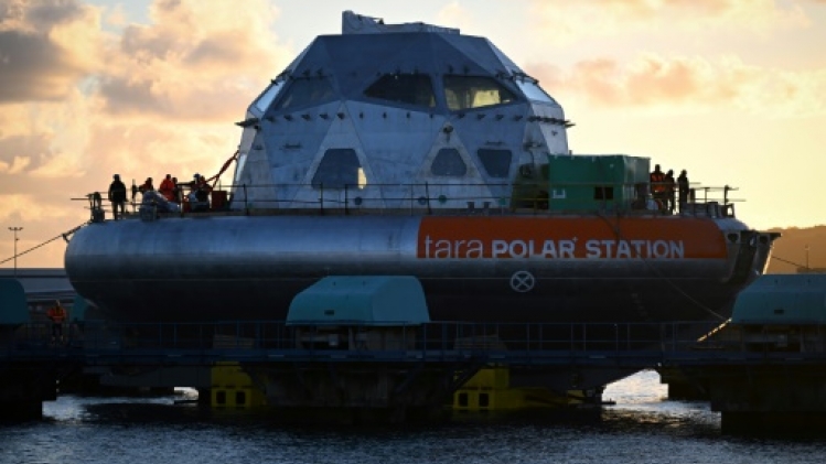 La station polaire Tara mise à l'eau avec succès, première mission en 2026