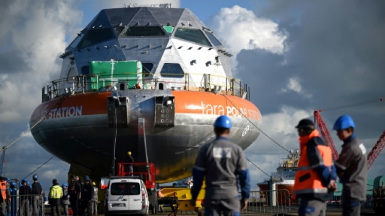 La station polaire Tara mise à l'eau avec succès, première mission en 2026