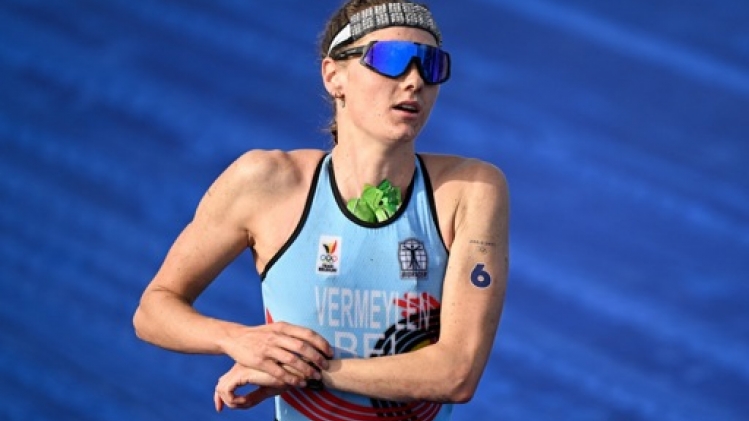 Jolien Vermeylen sur le podium à Rome