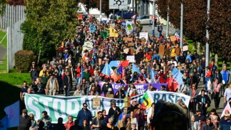 Creuse : manifestation d'opposants contre l'industrialisation de la forêt