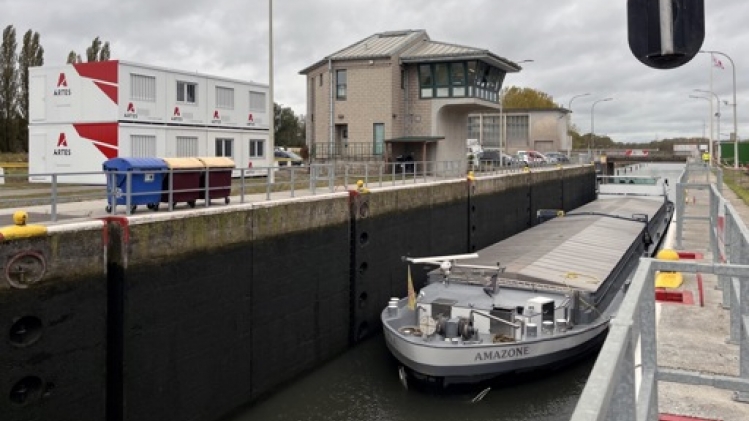 Le chantier d'une nouvelle écluse à grand gabarit lancé à Obourg (2)