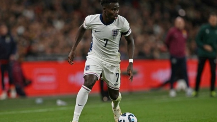 Bukayo Saka forfait pour le match de l'Angleterre contre la Finlande