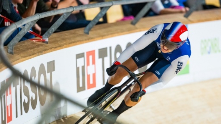 Mondiaux de cyclisme sur piste Mathilde Gros touchee pas coulee RTL Info