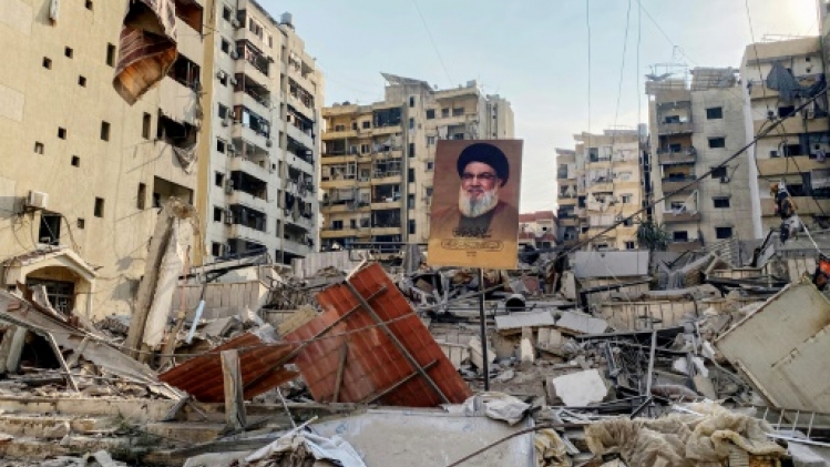 Sous les bombes israéliennes, la banlieue sud de Beyrouth en ruines