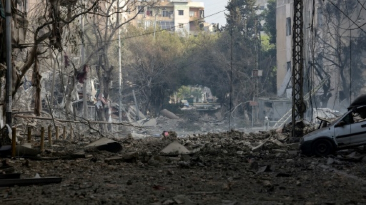 Sous les bombes israéliennes, la banlieue sud de Beyrouth en ruines