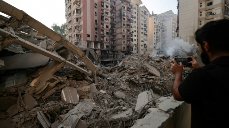 Sous les bombes israéliennes, la banlieue sud de Beyrouth en ruines