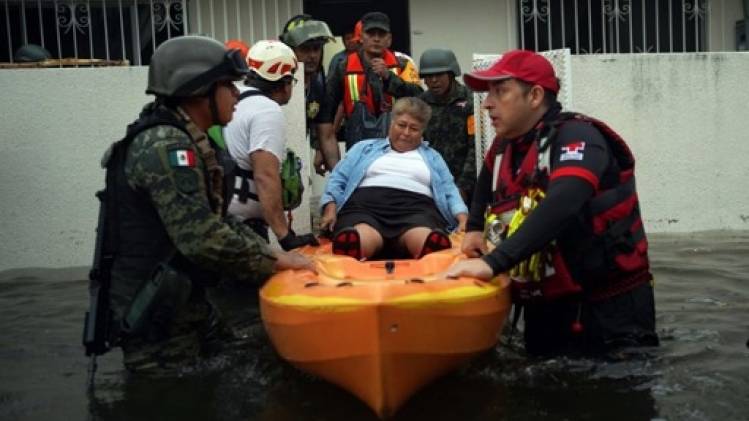 Mexique: de fortes pluies et des inondations frappent l'État du Veracruz