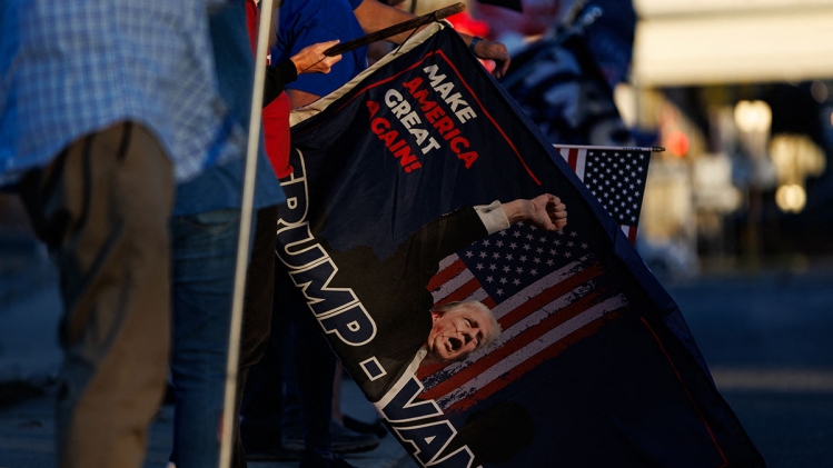 Un supporter de Trump