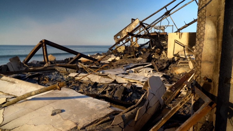 Les ruines de la maison de Paris Hilton