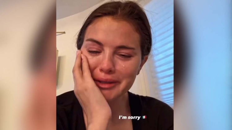 Selena Gomez fond en larmes sur sa story Insta ©X SGchartupdate