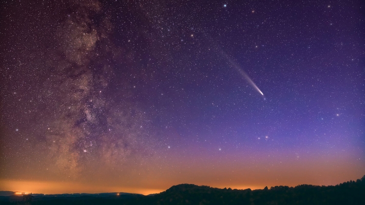 Une pluie d'étoiles filantes