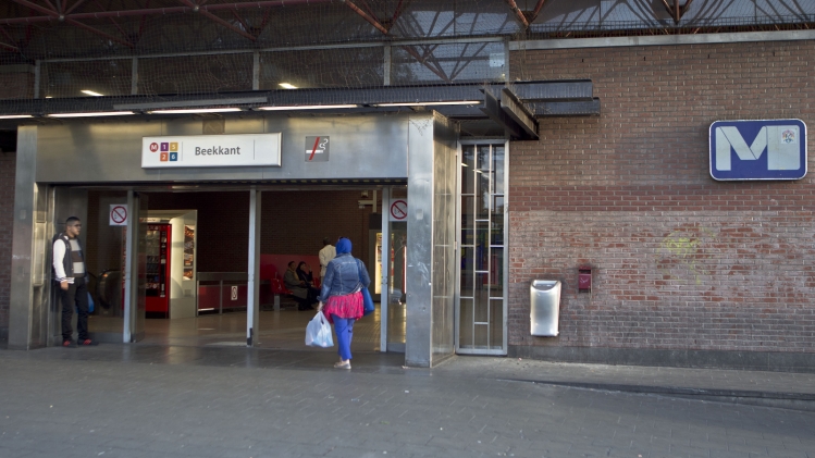 La station de métro Beekkant, à Bruxelles.