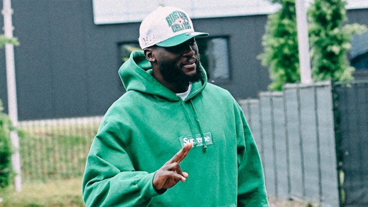 Romelu Lukaku à son arrivée à Tubize le 2 juin 2025.