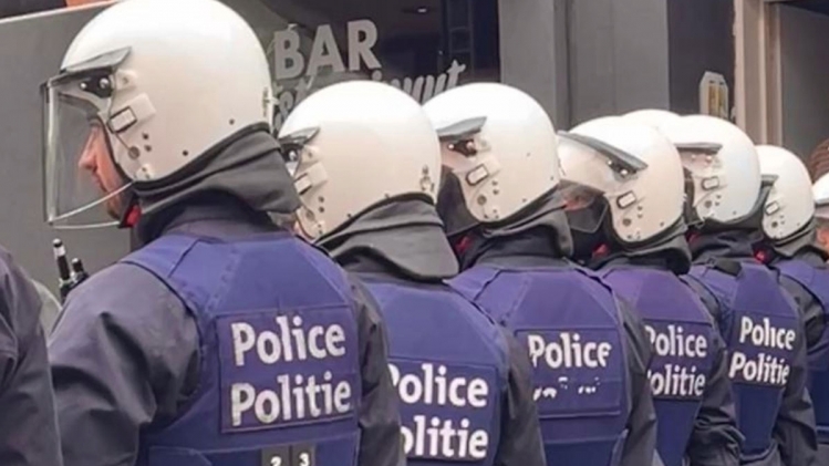 Policiers de la Zone de Police de Bruxelles-Nord en action