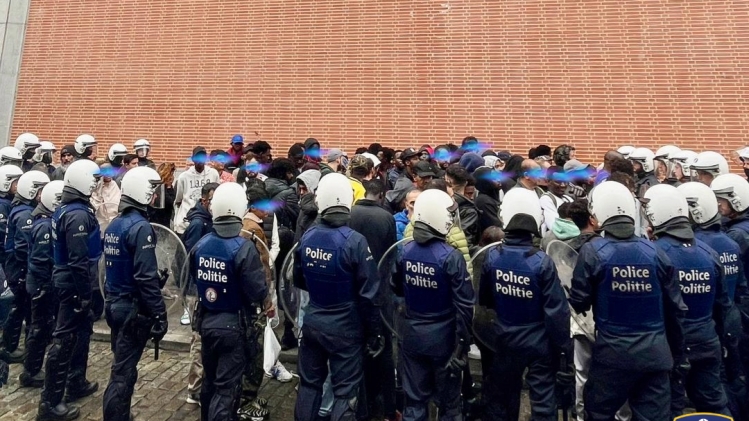 Policiers de la Zone de Police de Bruxelles-Nord en action