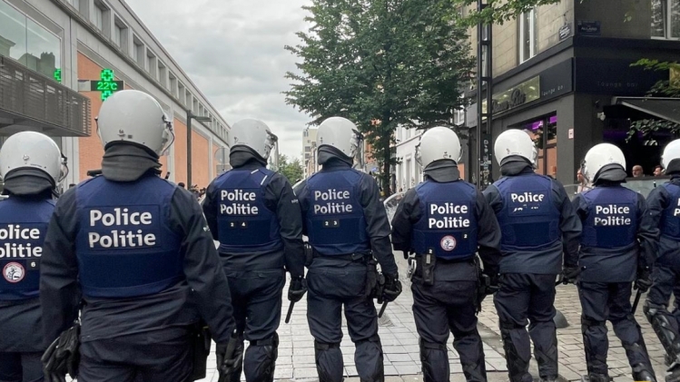 Policiers de la Zone de Police de Bruxelles-Nord en action
