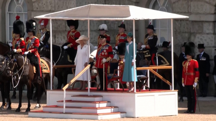 La reine Camilla, le roi Charles et Kate Middleton