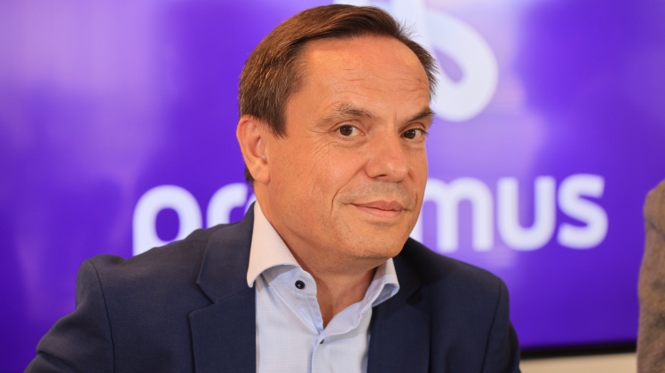 Stijn Bijnens, futur patron de Proximus, le 17 mai 2025.