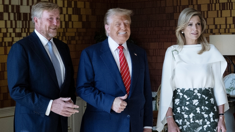 Donald Trump, Willem-Alexander et Maxima