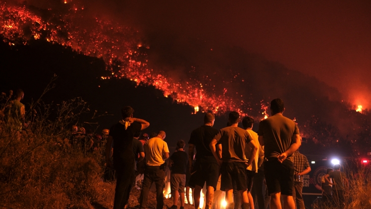 Incendie dans la région de Bursa, dans le nord du pays