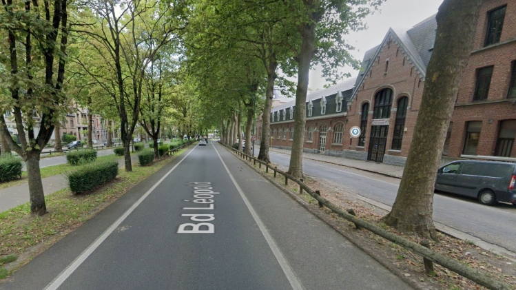 L’accident s’est produit boulevard Léopold à Tournai