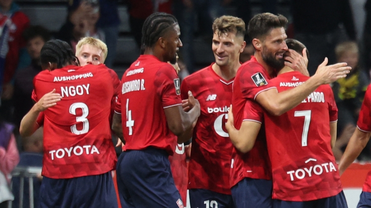 Thomas Meunier, Nathan Ngoy et Matias Fernandez-Pardo ont participé à la victoire de Lille