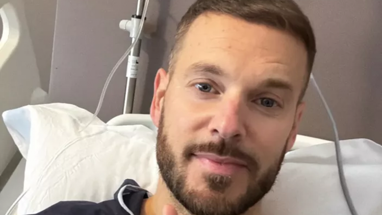 Matt Pokora après son opération le 1er septembre 2025