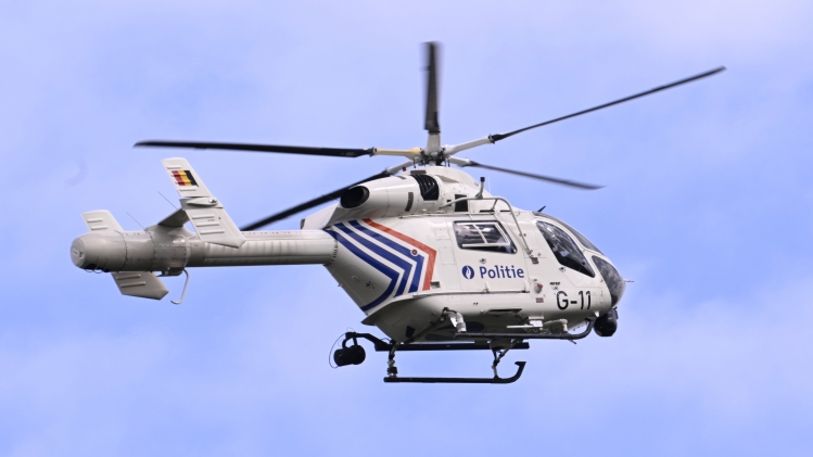 Image d’illustration : un des hélicoptères de la police fédérale