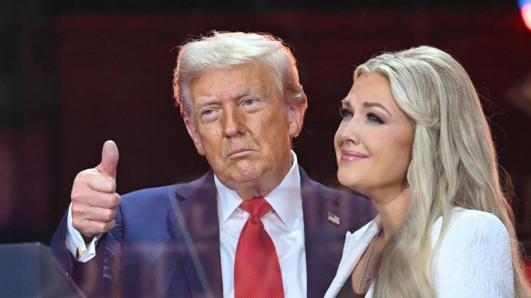 Donald Trump et la veuve de Charlie Kirk