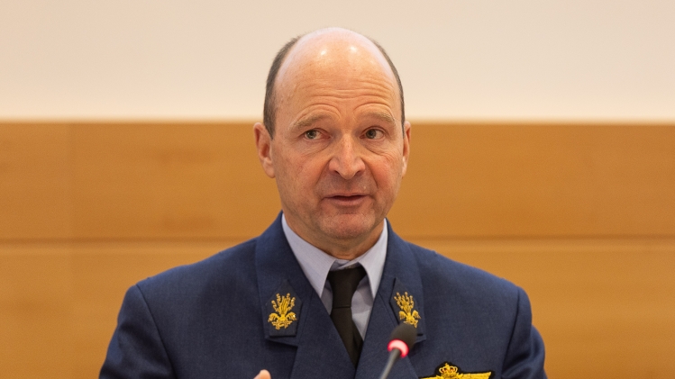 Frederik Vansina, chef de la Défense