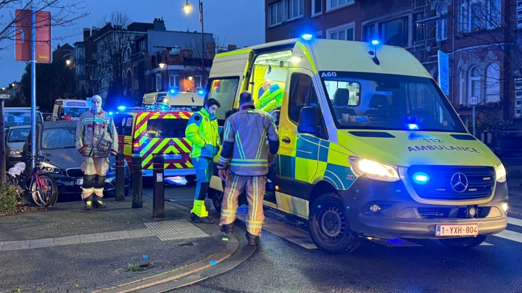Les pompiers bruxellois en intervention à Berchem-Sainte-Agathe.