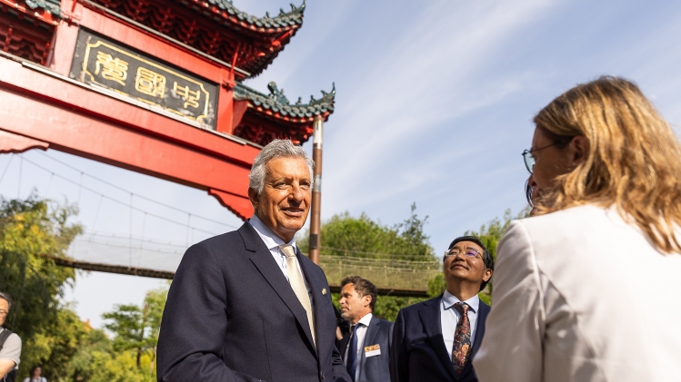 Eric Domb, fondateur de Pairi Daiza