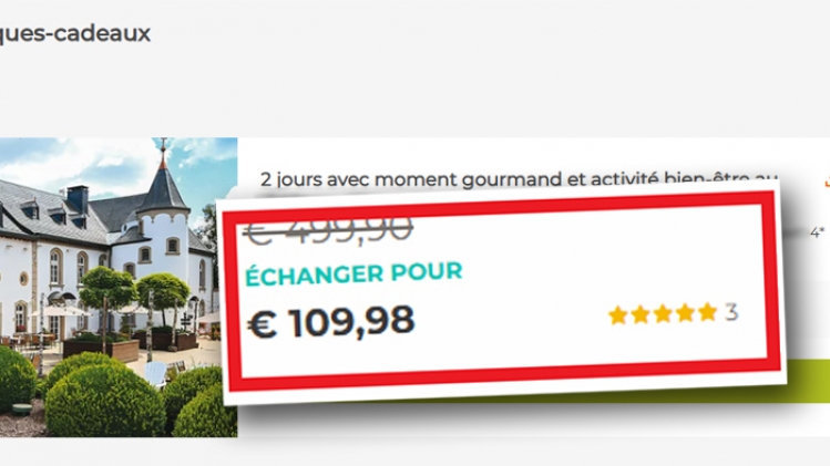 Capture d’écran du site de Bongo utilisé par Alessandra