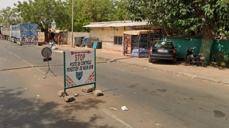 Poste de contrôle de Keur Ayib, où Soufiane A. a été contrôlé