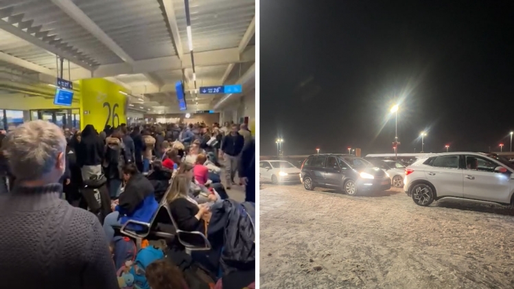 Terminal 2 et parking express de l’aéroport de Charleroi, janvier 2026