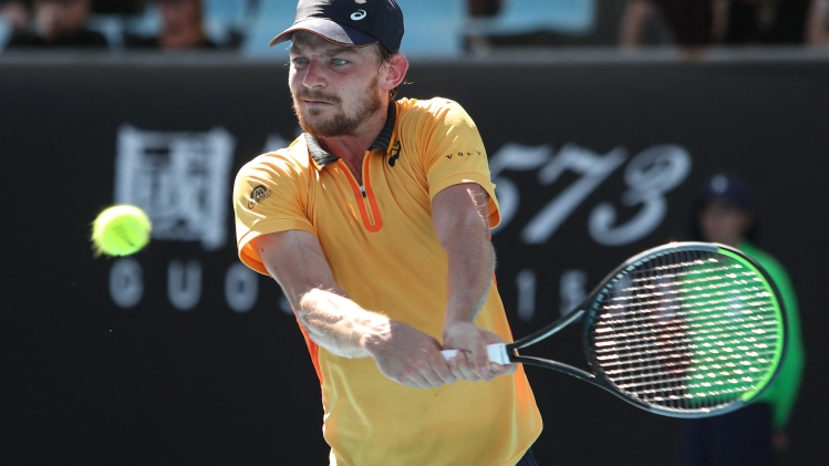 David Goffin lors de l’Open d’Australie en 2021