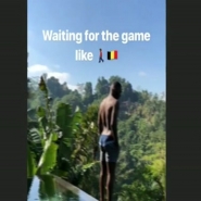 L'attaquant belge non-repris pour le Mondial suivra la prestation de son pays face au Panama depuis son lieu de vacances.