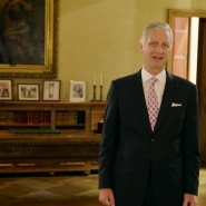 Traditionnel discours de la veille du 21 juillet: le beau parcours de notre équipe nationale, éliminée en demi-finale de la Coupe du Monde mais qui a marqué tous les esprits, est le tremplin idéal pour rappeler notre devise: 'L'union fait la force'.