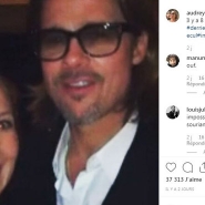 Audrey Lamy et Brad Pitt