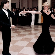 John Travolta et Lady Diana