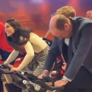 Le couple princier en pleine séance de vélo