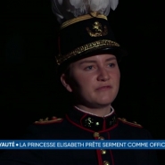 La princesse Elisabeth a prêté serment en tant qu'officier de l'Ecole Royale Militaire
